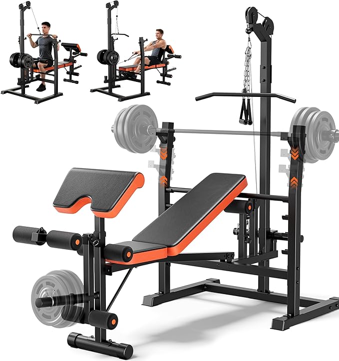 Weider XRS 20 Adjustable Bench with Olympic Rack